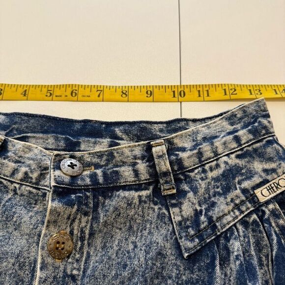 Vintage Cherokee Acid Wash Midi Jean Skirt Sz 6 80’s, 90’s - Picture 8 of 11